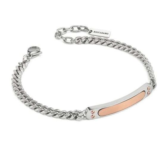 Armband Boccadamo Herr in Stahl ABR805RS - ABR805RS